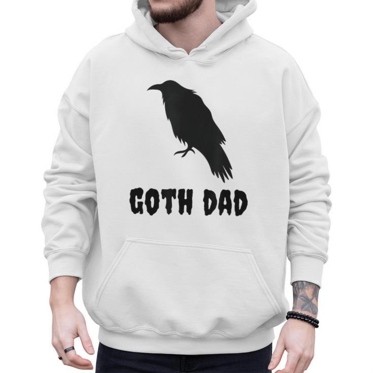 Goth Dad Gothic Bird Crow Emo Father's Day Men Hoodie