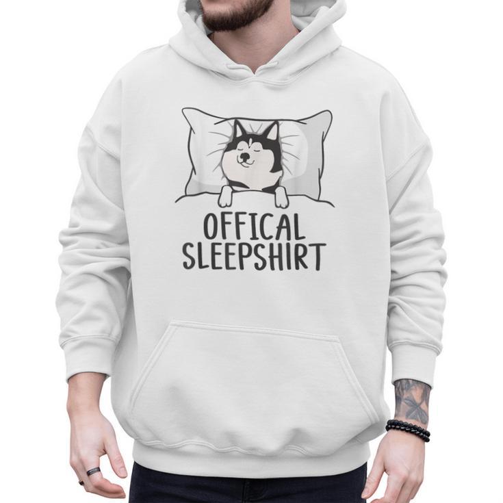 Husky Dog Pajama Husky Official Sleepshirt Mom Dad Kid Men Hoodie