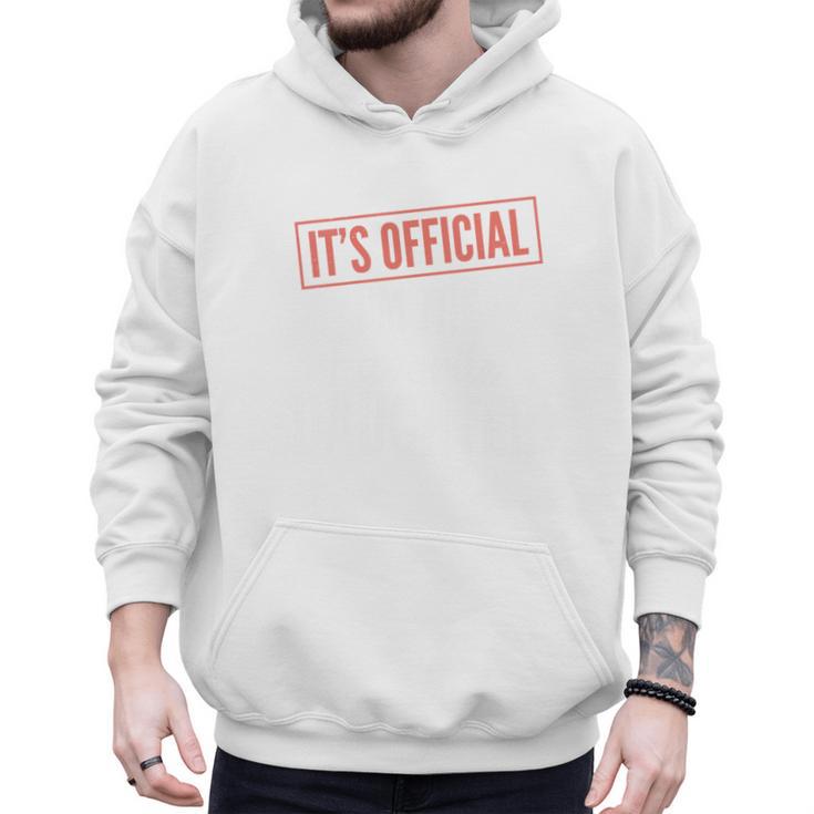 It's Official I'm The Favorite Daughter From Dad Mom Men Hoodie
