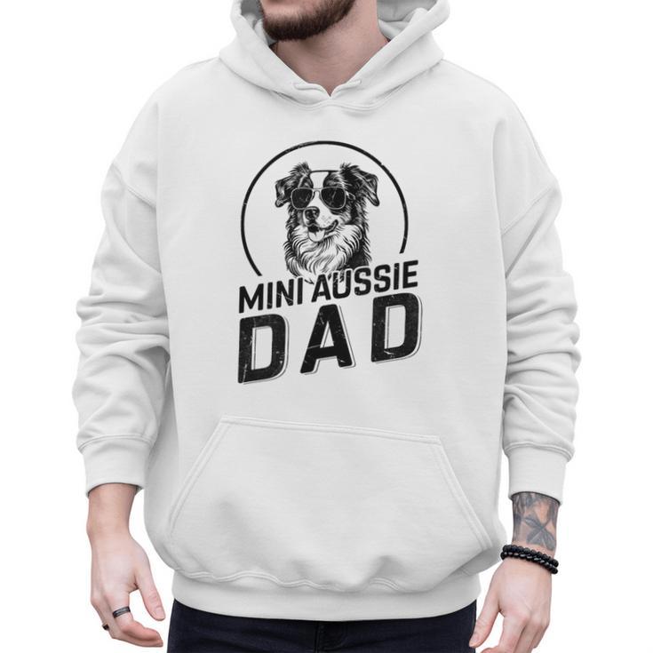 Mini Aussie Dad Dog Owner For Men Dad Christmas Men Hoodie