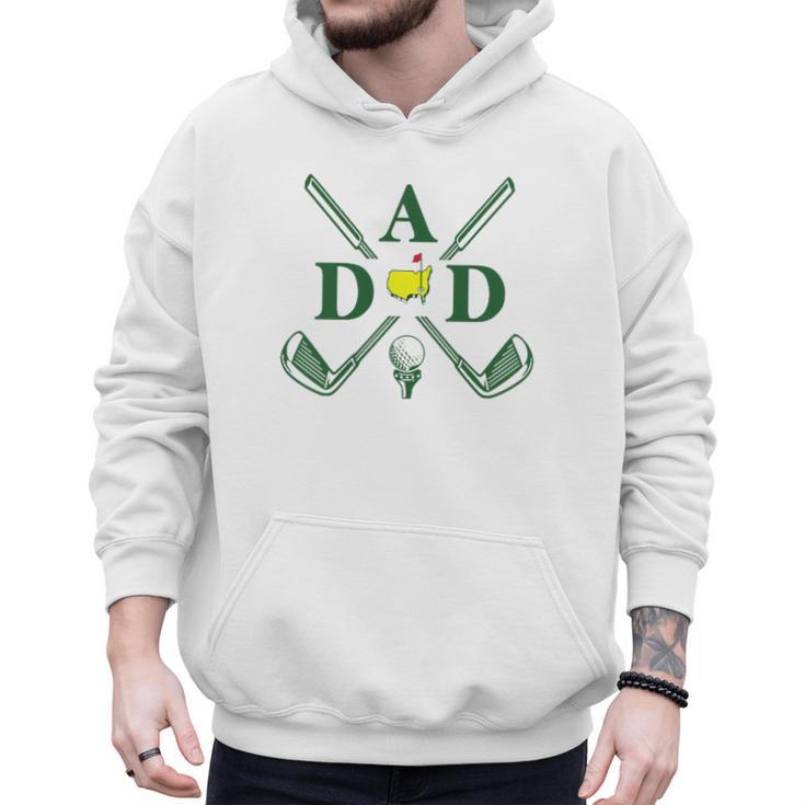 Par Dad Golf Matching Golfing Quote Party Pocket Men Hoodie