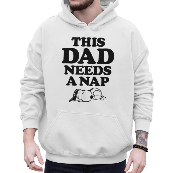 Peanuts This Dad Needs A Nap Men Hoodie