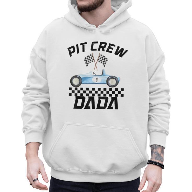 Race Car Racing Family Dada Pit Crew Birthday Party Men Hoodie