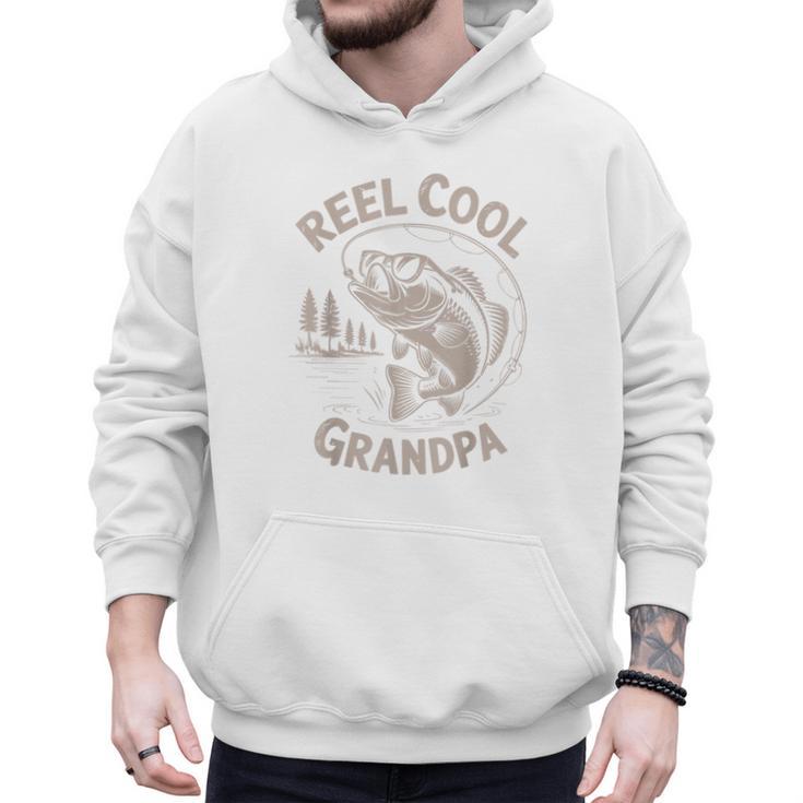 Reel Cool Great Grandpa Step Dad Fishing Father Day Men Hoodie
