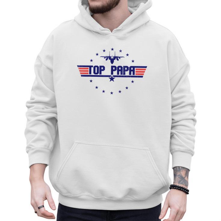 Top Papa Fathers Day Birthday For Men Dad Daddy Grandpa Men Hoodie