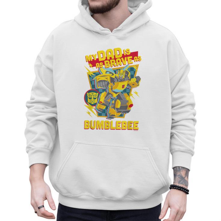 Transformers Father's Day Bumblebee My Dad Is Brave Men Hoodie