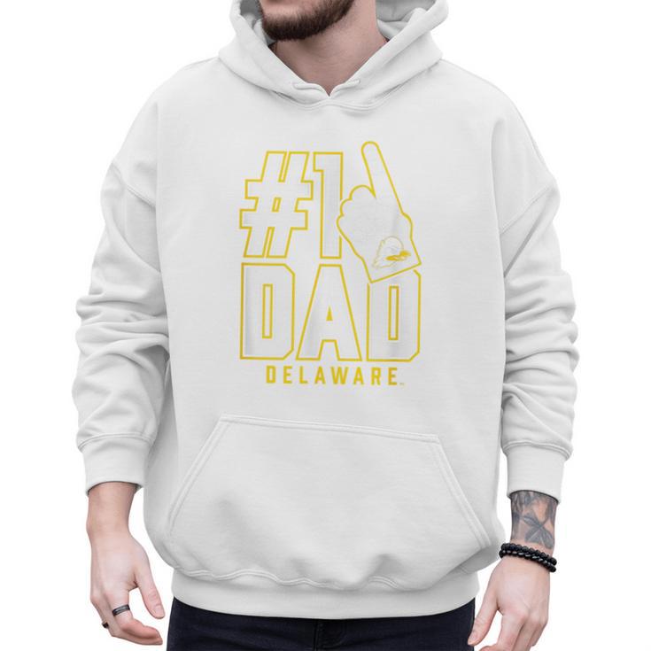 University Of Delaware Blue Hens 1 Dad Men Hoodie