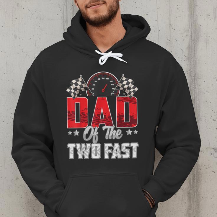 2 Year Old Racing Car Two Fast Birthday 2nd Family Dad Men Hoodie