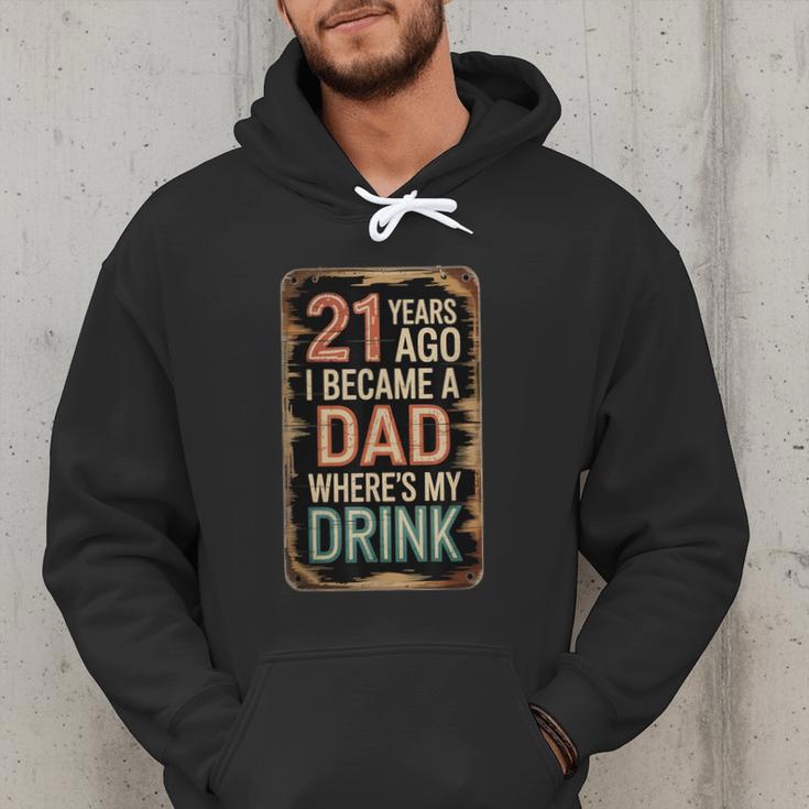 21st Birthday For Dad 21 Year Old Child Son Daughter Men Hoodie