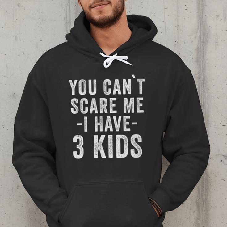 3 Kids Mom Of Three Dad Of 3 Children Parents Men Hoodie