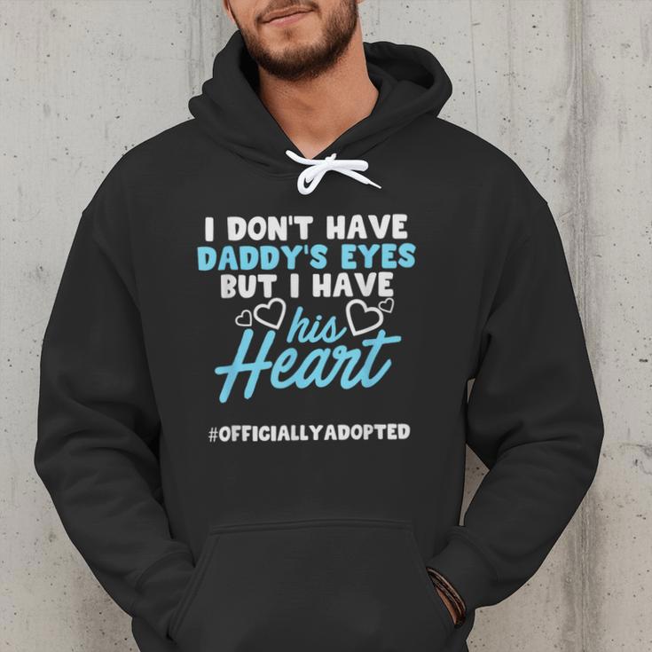 Adoption Announcement Day Dad Heart Small Men Hoodie
