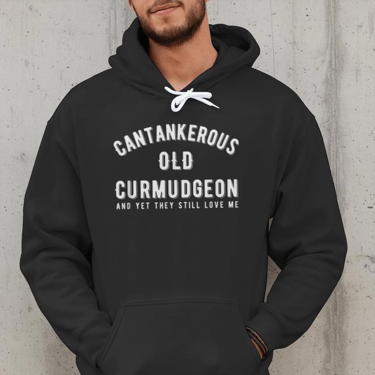 Angry Grandpa Grumpy Old Man DadShirt Men Hoodie