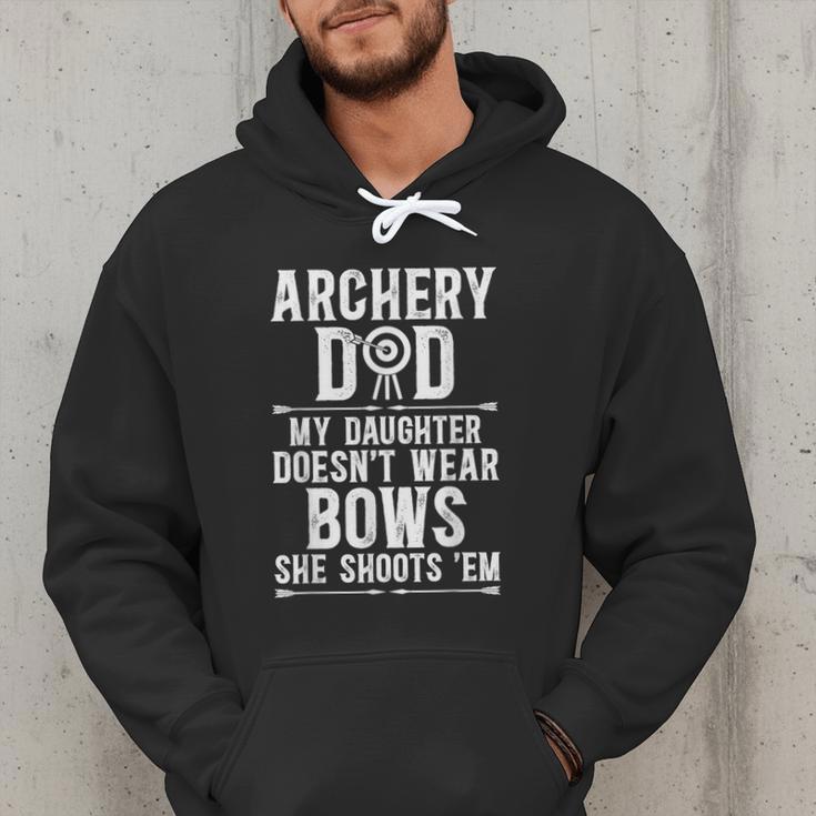 Archery Dad Dad Of An Archer Father Men Hoodie