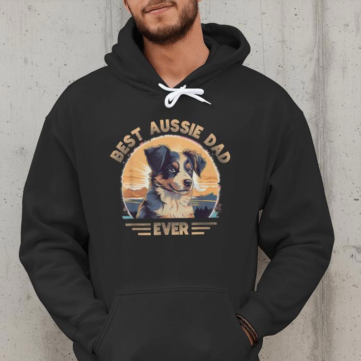 Aussie DAD Australian Shepherd Men Hoodie