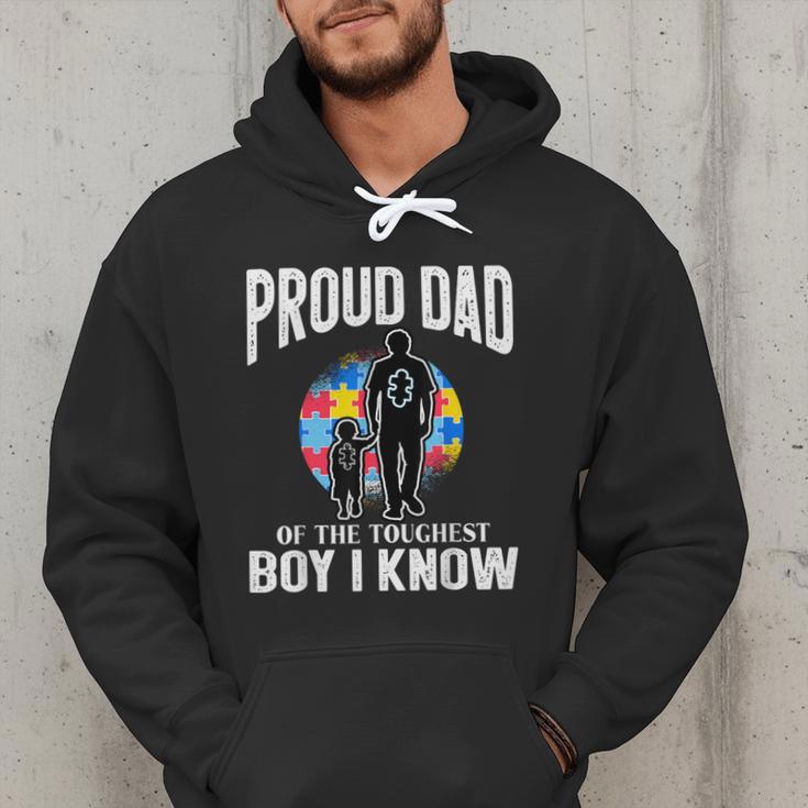 Autism Awareness For Proud Dad Support Autistic Kids Men Hoodie