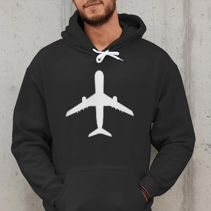 Aviation Geek Airplane Pilot Dad Husband Father's Day Xmas Men Hoodie