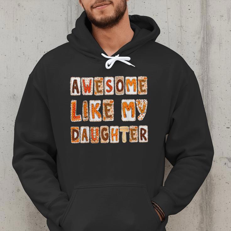 Awesome Like My Daughter For Men Dad Fathers Day Men Hoodie