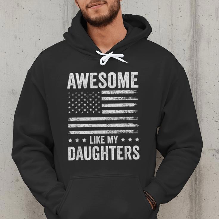 Awesome Like My Daughters Men Fathers Day Dad Men Hoodie