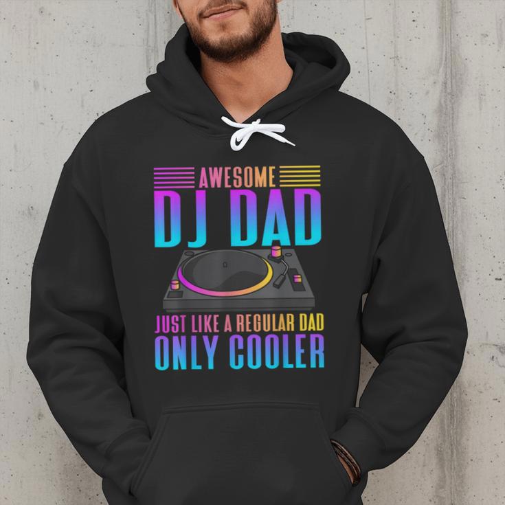 Awesome DJ Dad DJ Music Men Hoodie