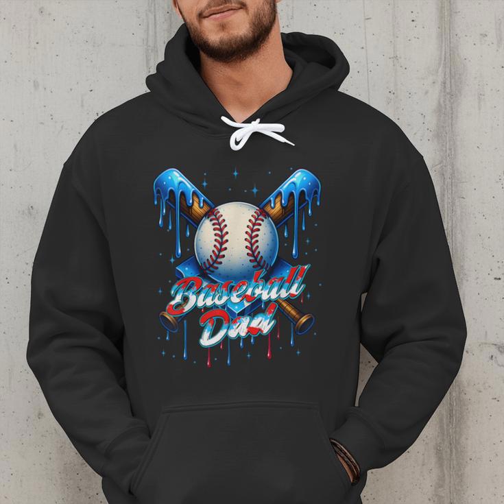 Baseball Drip Dad Father Day Birthday Group Matching Family Men Hoodie