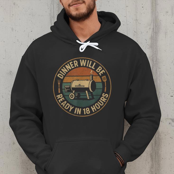 BBQ Dad Smoking Meat Smoker Barbecue Dad Men Hoodie