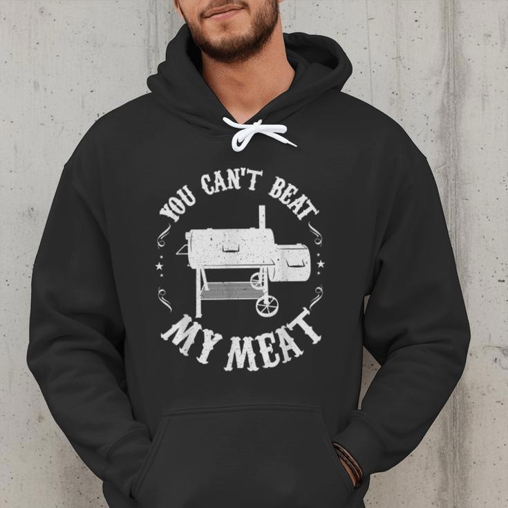 BBQ Pit Reverse Flow Smoker Accessory Dad Grill Men Hoodie