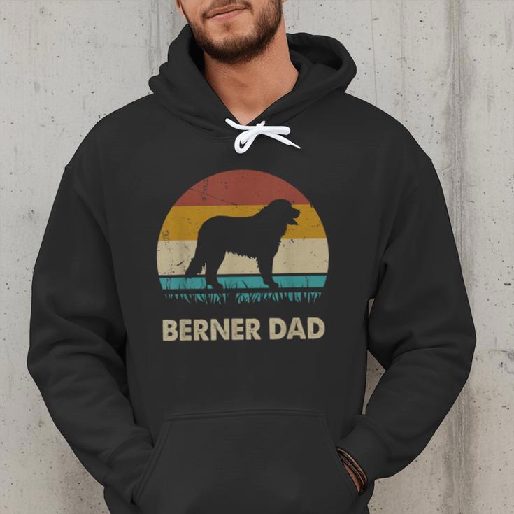 Berner Dad For Men Bernese Mountain Dog Vintage Dad Men Hoodie