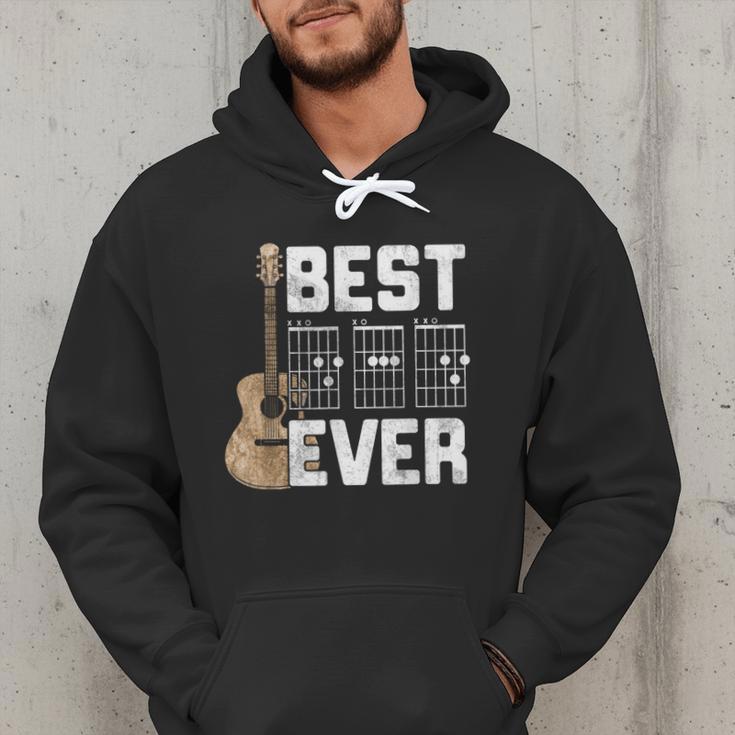 Best Dad Ever Guitarist Father D-A-D Chord Guitar Men Hoodie