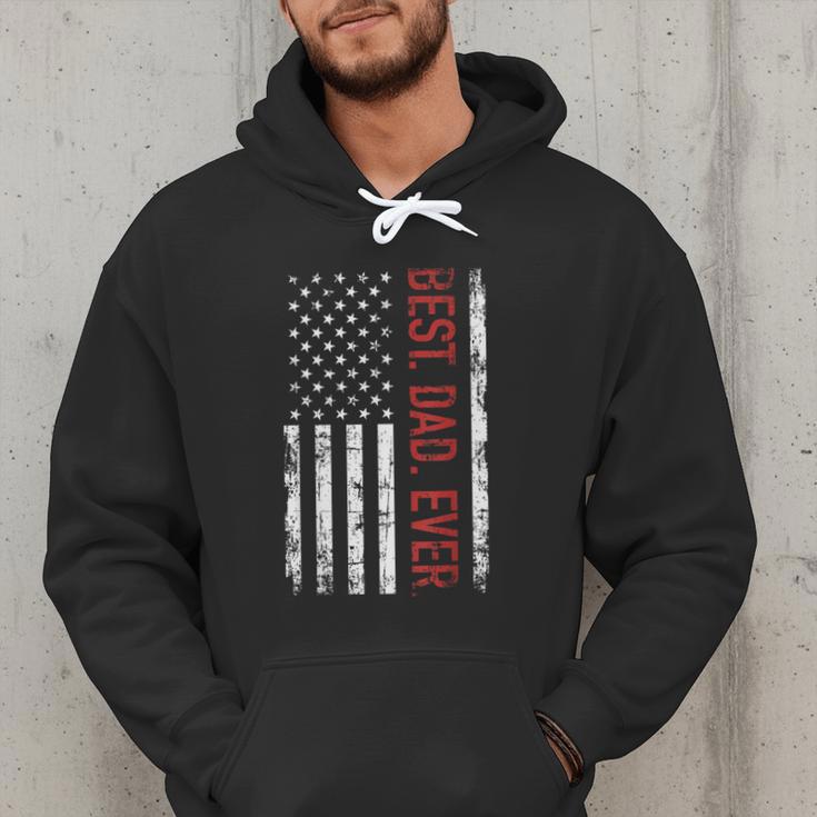 Best Dad Ever US American Flag Gift For Father's Day Short Sleeve Men Hoodie Best Dad Ever US American Flag Gift For Father's Day Short Sleeve Men Hoodie