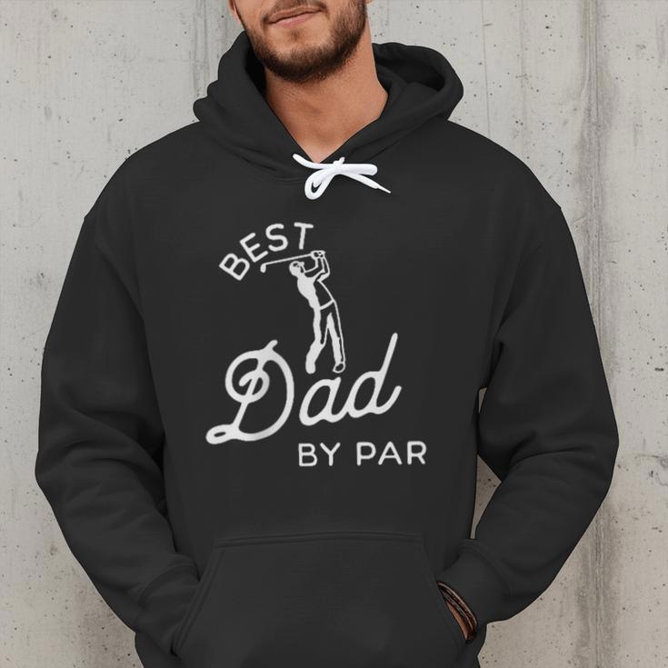 Best Dad By Par Father's Day Golf Daddy Golfing Golfer Men Hoodie