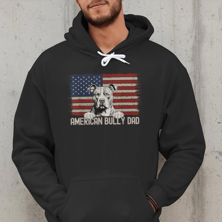 Best Dog Dad Ever American Flag American Bully Dad Men Hoodie Best Dog Dad Ever American Flag American Bully Dad Men Hoodie