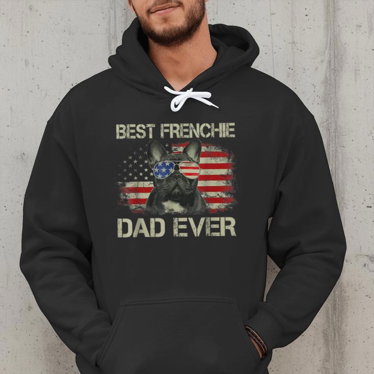 Best Frenchie Dad Ever Bulldog American Flag Men Hoodie Best Frenchie Dad Ever Bulldog American Flag Men Hoodie