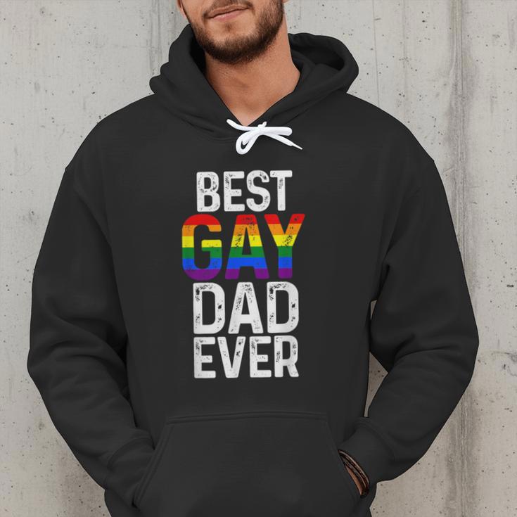 Best Gay Dad Ever LGBTQ Men Hoodie