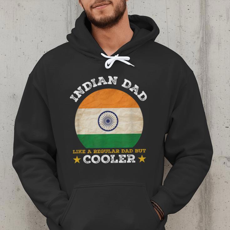 Best Indian Dad Ever Father's Day India Flag Pride Men Hoodie