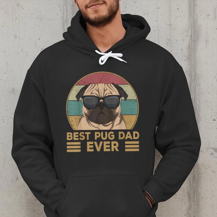 Best Pug Dad Ever Pug Dog For Men And Boys Men Hoodie