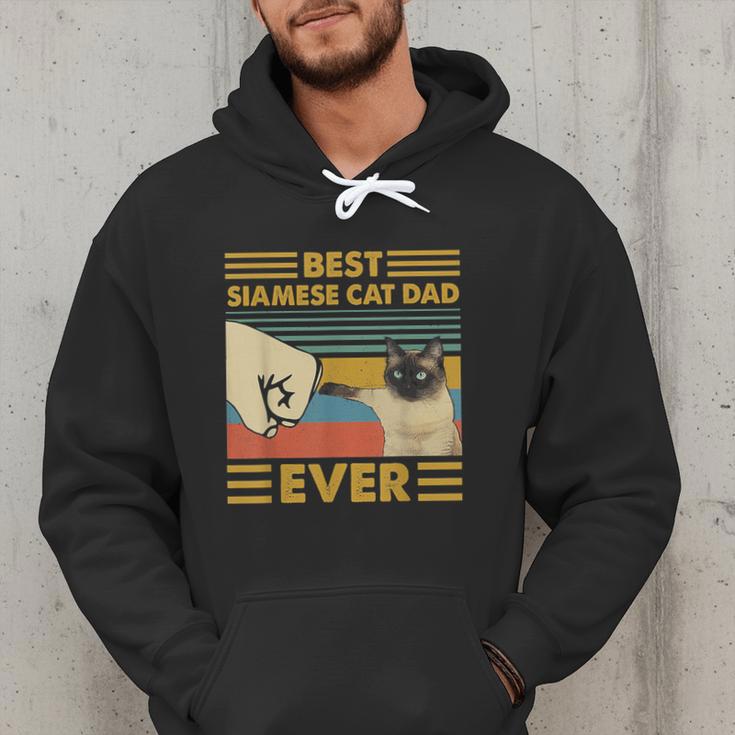 Best Siamese Cat Dad Ever Retro Vintage Sunset Men Hoodie Best Siamese Cat Dad Ever Retro Vintage Sunset Men Hoodie