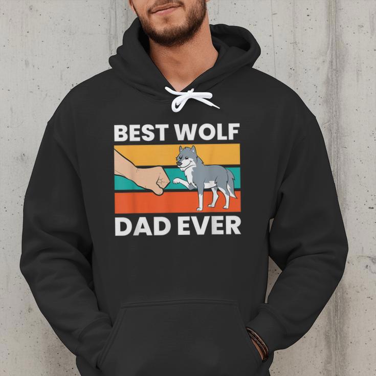 Best Wolf Dad Ever Men Hoodie
