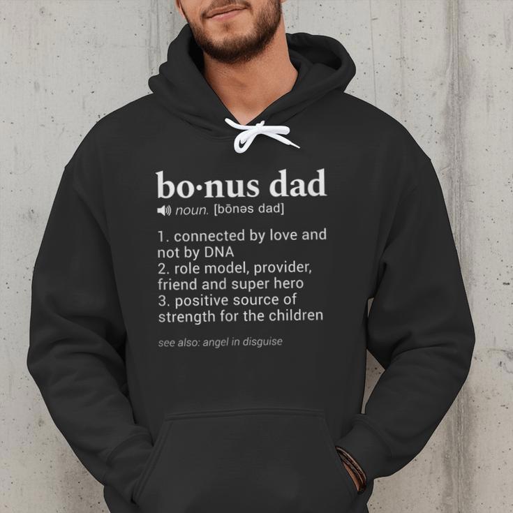 Bonus Dad Dictionary Definition For Your Step Dad Men Hoodie