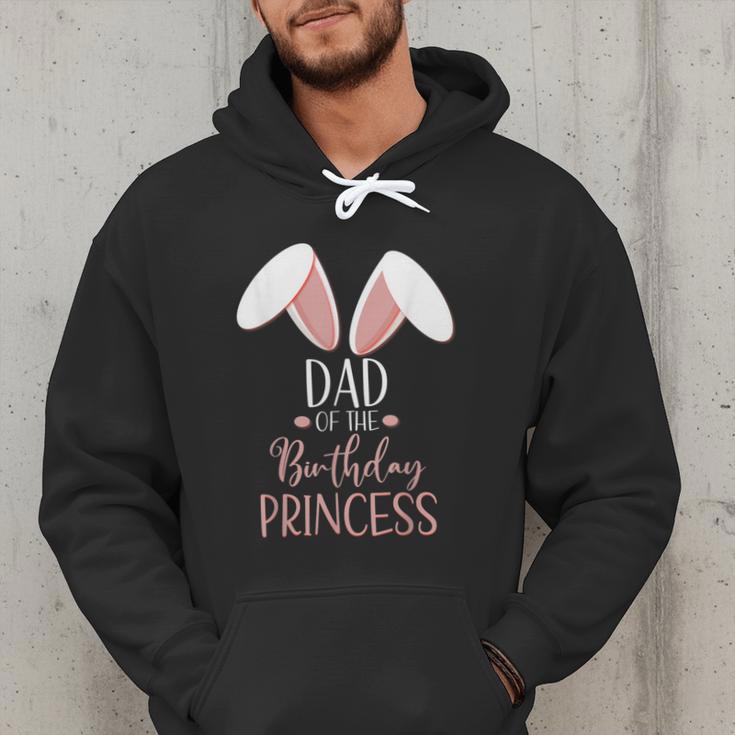 Bunny Dad Of The Birthday Princess Matching Family Men Hoodie