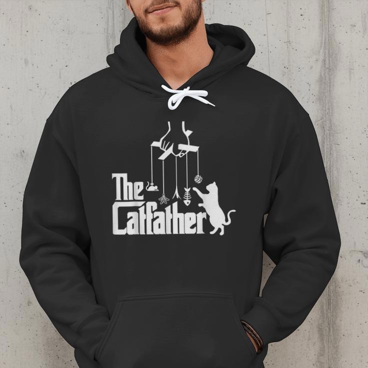 Cat Dad Life The Catfather Fathers Day Vintage Men Hoodie Cat Dad Life The Catfather Fathers Day Vintage Men Hoodie