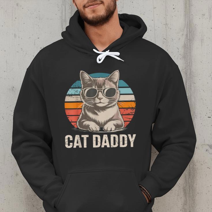 Cat Daddy Shirt Men Cat Lover Dad Fathers Day Men Hoodie