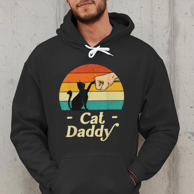 Cat Daddy Vintage Cat Lover Cat Dad Fathers Day Men Hoodie Cat Daddy Vintage Cat Lover Cat Dad Fathers Day Men Hoodie