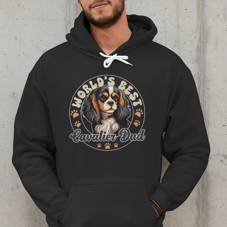 Cavalier King Charles Spaniel Dog World's Best Cavalier Dad Men Hoodie Cavalier King Charles Spaniel Dog World's Best Cavalier Dad Men Hoodie
