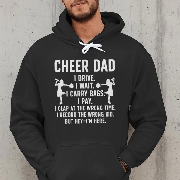 Cheer Dad Cheerleading Dad Of A Cheerleader Father Men Hoodie