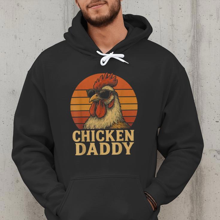 Chicken Daddy Vintage Chicken Dad Farmer Poultry Farmer Men Hoodie