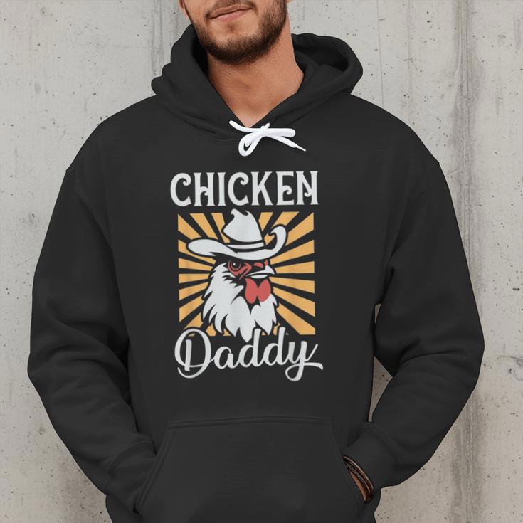 Chicken Daddy Vintage Poultry Farmer Fathers Day Men Hoodie