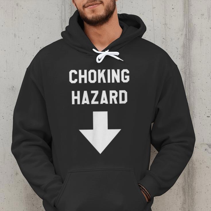 Choking Hazard Adult Dad Joke Men Hoodie
