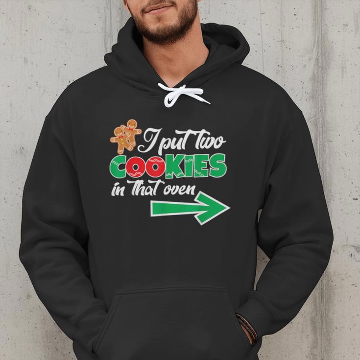 Christmas Twins Expecting Dad T-Shirt Pregnant Wife Tee Men Hoodie