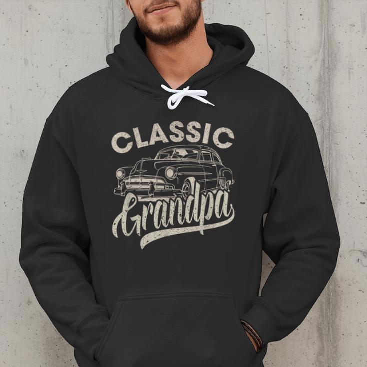 Classic Grandpa Saying Car Lover Men Dad Papa Grandpa Men Hoodie