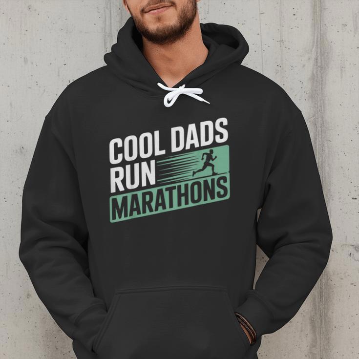 Cool Dads Run Marathons Marathon Running Runner Men Hoodie